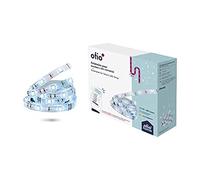 Otio - Extensión Tira LED Conectada 28W - Silicona - Compatibilidad Alexa/Google, Control Bluetooth/Interruptor, App OtioHome - Luminosidad/Color Ajustables - 2m - Blanco