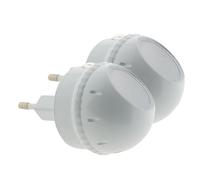 Otio - Paquete de Dos Lámparas LED Orientables a 360 - Tecnología LED - Bajo Consumo de Energía - Prácticas para Habitación Infantil o Pasillo - Blanco
