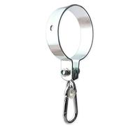 OTITU Columpio Collar Gancho con Mosquetón, Abrazadera de Columpio de Metal Ø80 mm, para Columpios Colgantes, Parque Infantil,Niños,Metal