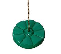 OTITU Columpio Plato para Niños De Plástico Resistente A La Intemperie Asiento Colgante Jardín - Juguete Exterior para Niños - Asiento Colgante Hamaca Hamaca Verde