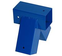 OTITU Conector De Columpio Cuadrado 90/90mm, 90°, Construcción De Columpio De Madera Cuadrada - Conector De Poste Montaje Accesorios Columpio Conector De Columpio Azul