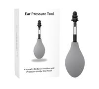 Otizen Pompetta - Alivio Natural de Acúfenos y Tinnitus. Reduce Zumbidos y Mareo por Movimiento. Silicón Médico Hipoaalergénico para Uso Diario (Grey, Regular)