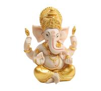 OTKARXUS Dios Elefante Ganesha - Estatua del Señor Ganesh Indio, Figura de Dios Elefante Ganesha, Escultura de Buda Hindú, Ornamento de Buena Suerte y Riqueza, Regalos para la Decoración del Hogar