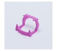 OTKSMDYY 5PCS Helloween Vampiro Dientes Retráctil Carácter Adulto Dentadura Zombie Set(Pink)