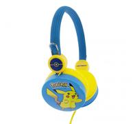 OTL Technologies Pikachu Blue Kids Headphones with Limited Volume for Kids Ages 3-7