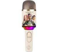 OTL Technologies MICRÓFONO Karaoke INALÁMBRICO KPOP Demon Hunters HUNTRIX Golden con Altavoz Y Luces LED Bluetooth 5.3 Cambiador DE Voz hasta 5 H