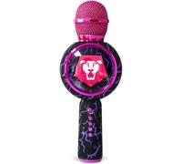 OTL Technologies MICRÓFONO Karaoke con Altavoz Bluetooth KPOP Demon Hunters SAJA Boys con Luces LED Color Negro Y Violeta