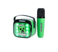 Otl - Light Up Wireless Karaoke Speaker W/ Microphone - Minecraft Toy NUEVO