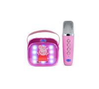 Otl - Light Up Wireless Karaoke Speaker W/ Microphone - Peppa Pig Toy NUEVO