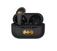 OTL Technologies - Auriculares inalámbricos Bluetooth V5.0 para niños Batman con Caja de Carga, Negro