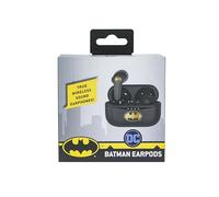OTL Technologies - Auriculares inalámbricos Bluetooth V5.0 para niños Batman con Caja de Carga, Negro
