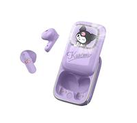 OTL Technologies Auriculares INALÁMBRICOS Kuromi con Estuche DE Carga Deslizante Y LUZ LED con Licencia Oficial Kuromi
