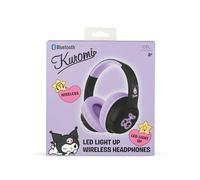 OTL Technologies Auriculares INALÁMBRICOS Kuromi Plegables con LUZ LED Y Licencia Oficial