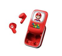 OTL Technologies Auriculares INALÁMBRICOS Super Mario con Estuche DE Carga Deslizante Y LUZ LED