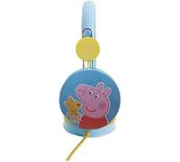 OTL Technologies Auriculares Infantiles Peppa Pig Azul con Volumen Limitado para NIÑOS DE 3 A 7 AÑOS
