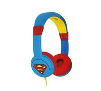 OTL Technologies Auriculares con cable Superman (DC Comics) – Volumen limitado – Azul/Rojo/Amarillo