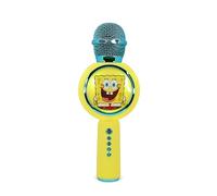 OTL Technologies MICRÓFONO DE Karaoke INALÁMBRICO con Luces LED Bob Esponja Funciona con Cualquier Fuente DE Sonido Bluetooth Licencia Spongebob