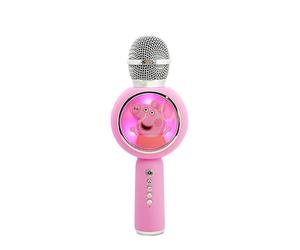 OTL Technologies MICRÓFONO Karaoke con Altavoz INALÁMBRICO Peppa Pig con LUZ LED POPSING Color Rosa