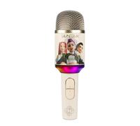OTL Technologies MICRÓFONO Karaoke INALÁMBRICO KPOP Demon Hunters HUNTRIX Golden con Altavoz Y Luces LED Bluetooth 5.3 Cambiador DE Voz hasta 5 H