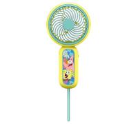 OTL Technologies MINI VENTILADOR DE MANO BOB ESPONJA CON BATERÍA RECARGABLE COLOR AMARILLO Y AZUL SPONGEBOB SQUAREPANTS
