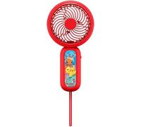 OTL Technologies MINI VENTILADOR DE MANO POKEMON PIKACHU CHARMANDER SQUIRTLE BULBASUR CON BATERÍA RECARGABLE COLOR ROJO