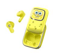 OTL Technologies Auriculares INALÁMBRICOS Bob Esponja con Estuche DE Carga Deslizante Y LUZ LED Spongebob