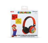 OTL Technologies Super Mario - Auriculares inalámbricos para niños, color rojo