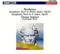 Otmar Suitner - Beethoven: Symphony No. 4 & 8 [Import]