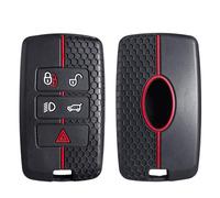 OTMIK Funda de Silicona para Llave de Coche Apto para Land Rover Range Rover Sport Evoque Velar PP Evok Discovery Llave Shell Accesorios