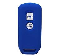 OTMIK Funda de Silicona para Llave de Coche Caso Compatible con Honda X ADV SH 125 150 300 Forza PCX Accesorios para Carcasa de Llave de Motocicleta (Azul)