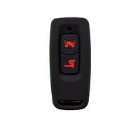 OTMIK Funda de Silicona para Llave de Coche para Honda ADV 350 PCX 125 PCX160 AV 350 SH350i Vision 110 2 Botones Soporte para Mando a Distancia (Negro B)