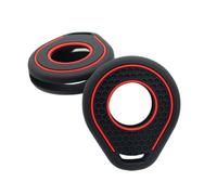 OTMIK Funda de Silicona para Llave de Moto Apta para Harley Davidson Softail Sportster VRSC Touring X48 883 1200 Street Glide Llavero Accesorios (Línea Roja)