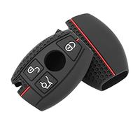 OTMIK Funda de Silicona para Llaves de Coche Mercedes Benz A B C E S Class W204 W205 W212 W213 W176 GLC CLA AMG W177 Accesorios para Llaves de Coche