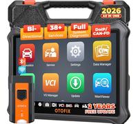 OTOFIX D1 Lite obd2 Diagnosis Coche Multimarca Bidireccional Bluetooth | Con Actualizaciones de 2 Años, Maquina Diagnosis Coche Para Sistema Completo, Prueba Activa, 38+ Funciones de Servicio