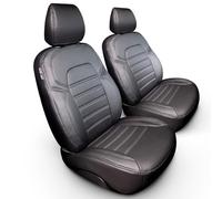 otoM Fundas de Asiento de Cuero Artificial de diseño New York 2+1 Compatible con Ford Transit Custom 2023- (Parte Baja del Banco Dividida)