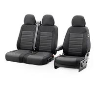 otoM Fundas de Asiento de Tejido de diseño Original 2+1 Compatible con Mercedes Sprinter 2018- (Comfortline)
