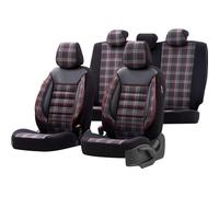 Otom Sports Cubreasiento Kit textil negro/rojo gris