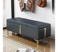 Otomana de almacenamiento de zapatos de alta capacidad con compartimento oculto, entrada elegante para pasillo, solución de muebles que ahorra espacio