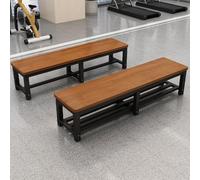 Otomana larga con almacenamiento, banco de entrada grande, soporte de metal, banco sólido para exteriores, perfecto para comedores, salas de estar y pasillos