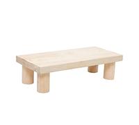 Otomana Madera Doble Paso Pie de descanso bajo escritorio Diseño ergonómico Reposapiés Rectángulo Rectángulo Pierna Pierna y postura Soporte Confort Pie Taburete for el hogar y la oficina Asiento Acol