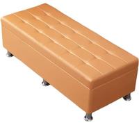 Otomana plegable de cuero para sala de estar, comodidad extra con esponja de alta elasticidad, solución de almacenamiento que ahorra espacio