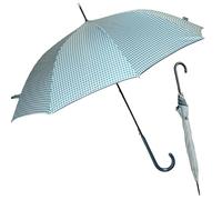OTOMI - Paraguas Largo Automático - Antiviento Resistente 100cm - Mujer Hombre - Reciclado GRS - UPF50+ (Vichy Verde)