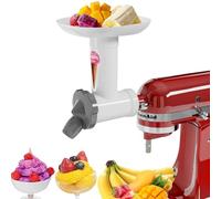 OTOmitra Accesorio para máquina de helados Kitchen aid batidora de pie, accesorio para máquina de helado de frutas, máquina de helado suave sin BPA, apto para alimentos, accesorios de cocina sin