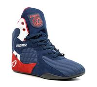 Otomix Stingray Escape - Zapatos de culturismo para hombre, para levantamiento de pesas, artes marciales mixtas y lucha libre, Rojo/Blanco/Azul, 42 EU