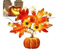 Otomn - Pumpkin Tree Lights | Lighted Artificial Pumpkins | Battery Powered for Harvest Halloween Thanksgiving Wedding Home Kitchen Office Dining Room Party Living Room