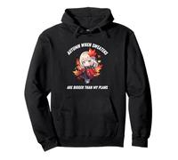 Otoño Anime Kawaii Otoño Si Suéter Más Grande Que Mis Planes Sudadera con Capucha