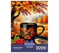 Otoño Bosque Puzzle Imposible,desafío for Adults Interesante Juego EduGatoivo 1000 Piezas Obra De Arte De Juego De para Adultos Y Niños 38x26cm/1000pcs