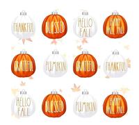 Otoño - Decoraciones de bolas de acción de gracia | Decoración de granja otoñal, acento de casa multifuncional para entrada al patio alféizares de las ventanas interiores y