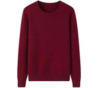 Otoño E Invierno 100% Suéter De Cachemira Suéter Corto De Mujer Suéter De Parte Inferior De Punto,Vino Tinto,S