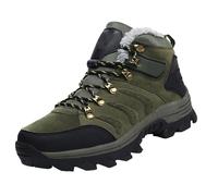 Otoño e invierno borde, talla grande, zapatos de algodón para hombre y mujer, botas cálidas para hombre, para exteriores, parte inferior gruesa, zapatos de montañismo, botas para parejas, botas de